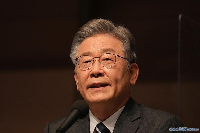 △韩国最大的在朝党共同民主党党首李在明（资料图）